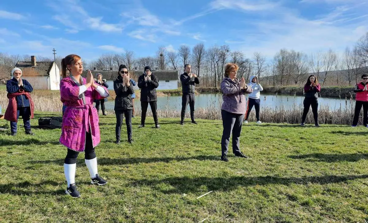 Jin-jang csikung tábor hangulat